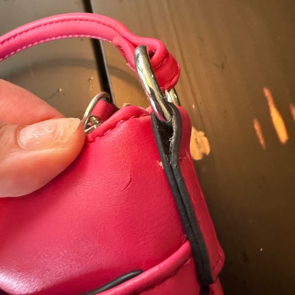 Nine West Fuchsia Crossbody Bag with Bow - Picture 4 of 8